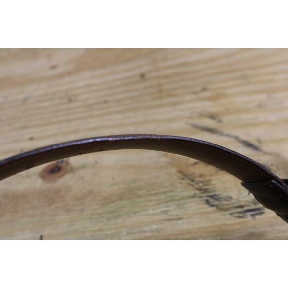 Coach Belt Womens Small Brown Leather Brass Buckle 8400 Vintage Handcrafted USA - Picture 7 of 7